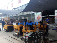 福瑞得微動態(tài)--手扶雙輪壓路機，手推式井蓋切割機，手扶抹光機等包裝發(fā)貨